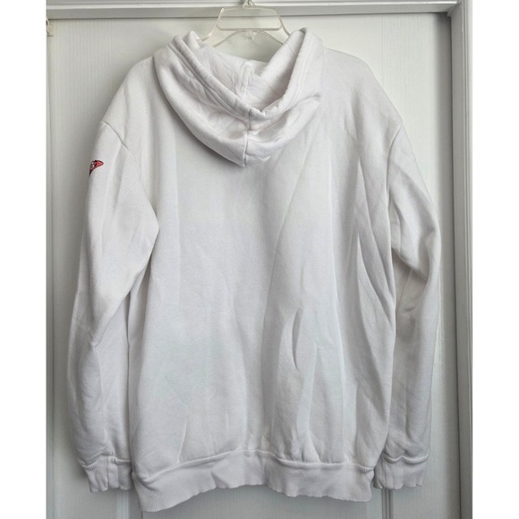 Nickelodeon Spongebob Patrick Graphic White Hoodie Sweatshirt Mens Sz XL Cartoon - Picture 4 of 7